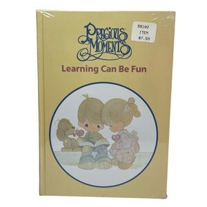 Precious Moments Learning Can Be Fun Hardcover Book Picture Ages 3-6 New Sealed
